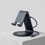 Multifunctional Aluminum Smart Desk Stand with Power Bank Hub - Image 3