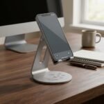 Adjustable Laser Engraved Aluminum Phone Stand - Image 2