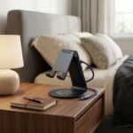 Multifunctional Aluminum Smart Desk Stand with Power Bank Hub - Image 2